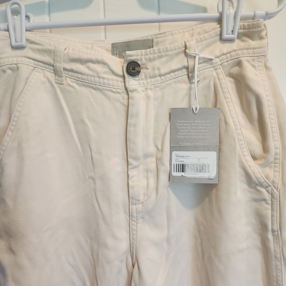 Everlane The Relaxed Chino Parchment Size 0 - Picture 5 of 8